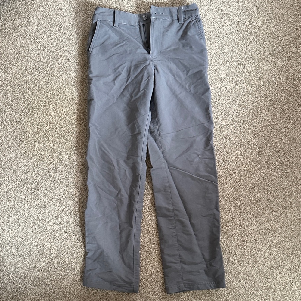 Under Armour Gray Shorts with Neon Accents